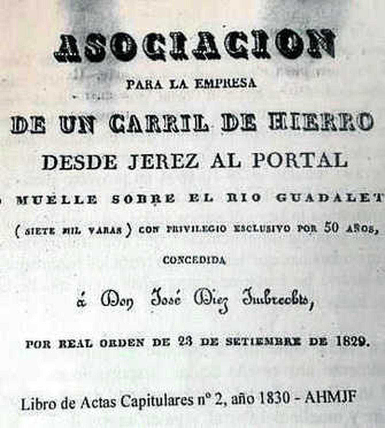 El Portal, su muelle, el arrecife a Jerez y el ferrocarril (I)