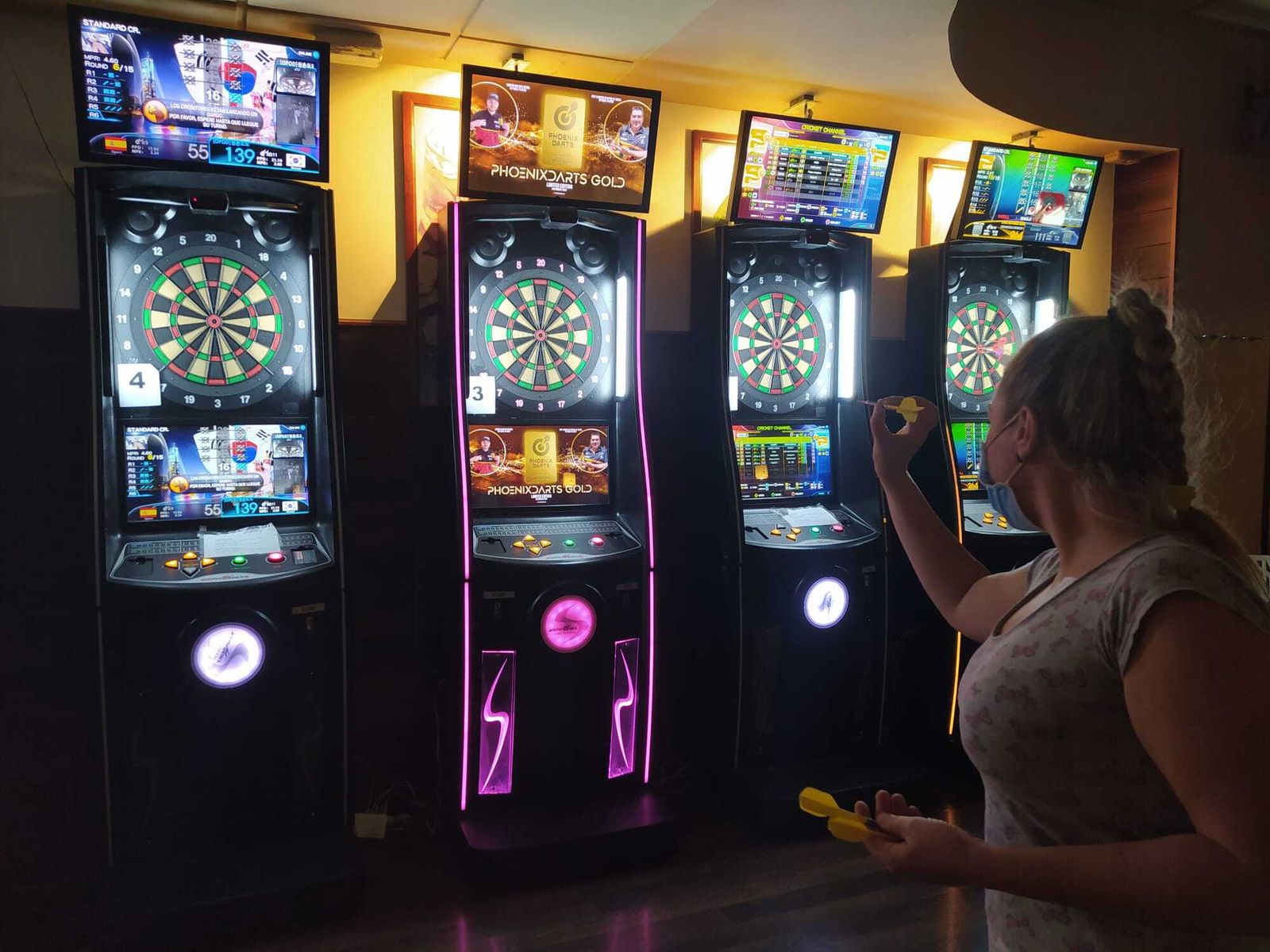 Dianas de dardos del Open Café de Córdoba.