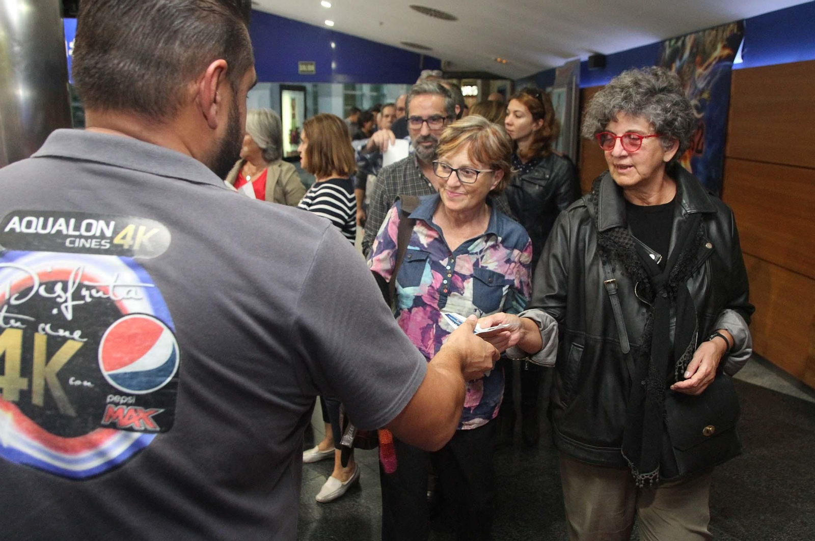 Imágenes de la proyección de la película Bernarda en CineBox Aqualon