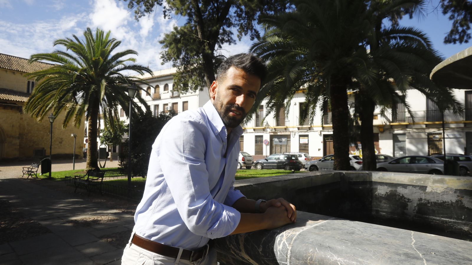 Un momento de la entrevista.