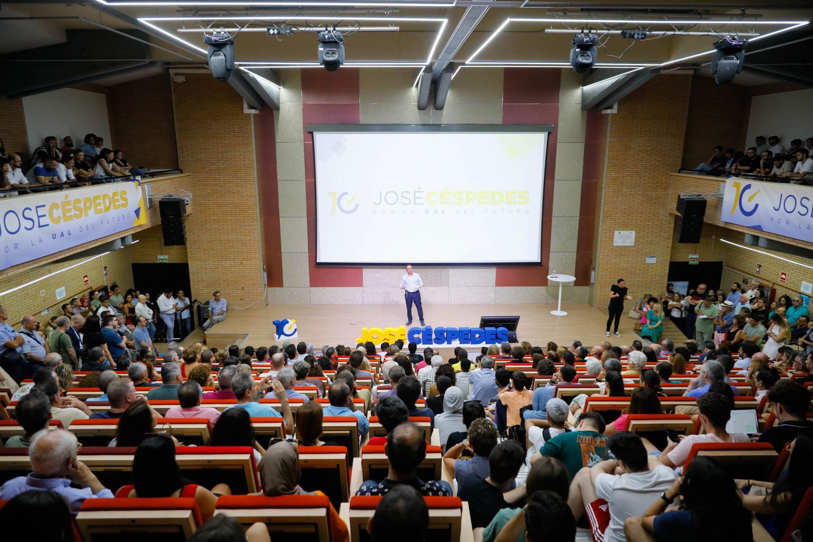 Inicio de la campaña electoral de José Céspedes como candidato a Rector de la Universidad de Almería-UAL