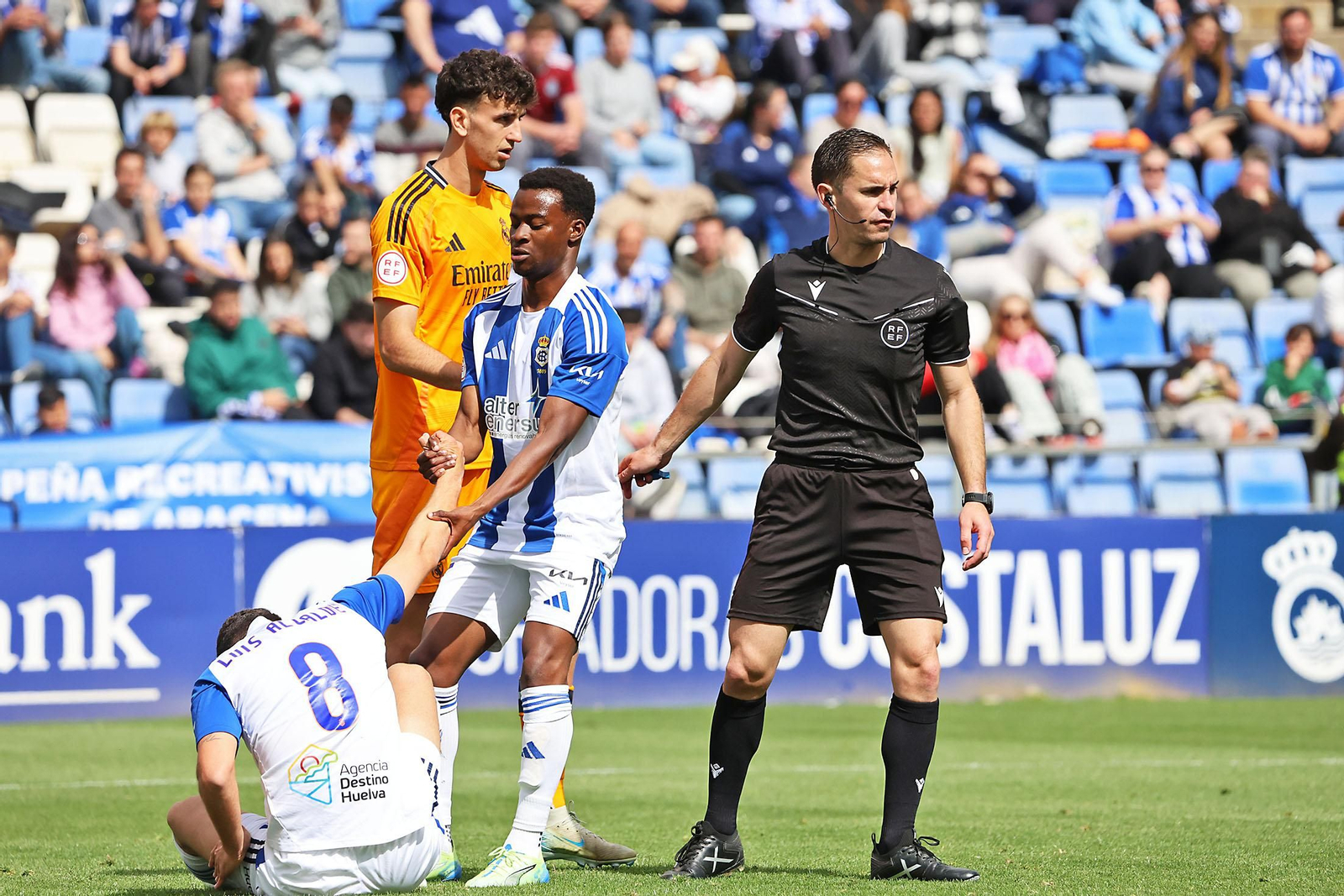 Las imágenes del Recreativo de Huelva- Real Madrid Castilla
