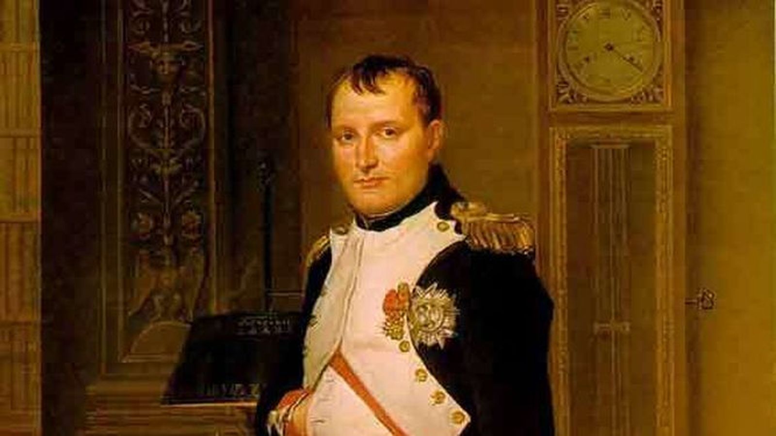 Retrato de Napoléon Bonaparte.