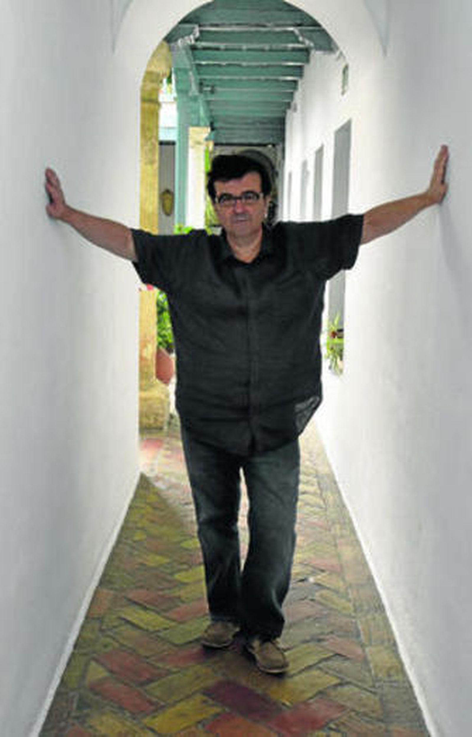 El escritor Javier Cercas (Ibahernando, Cáceres, 1962), ayer en un hotel del centro de Sevilla.