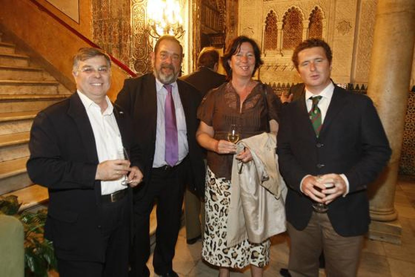 El andalucista Enrique Martínez; Juan Vidal, de Ateia; Kate Bonner, de la APBC; y Javier Copano.

Foto: Jose Braza