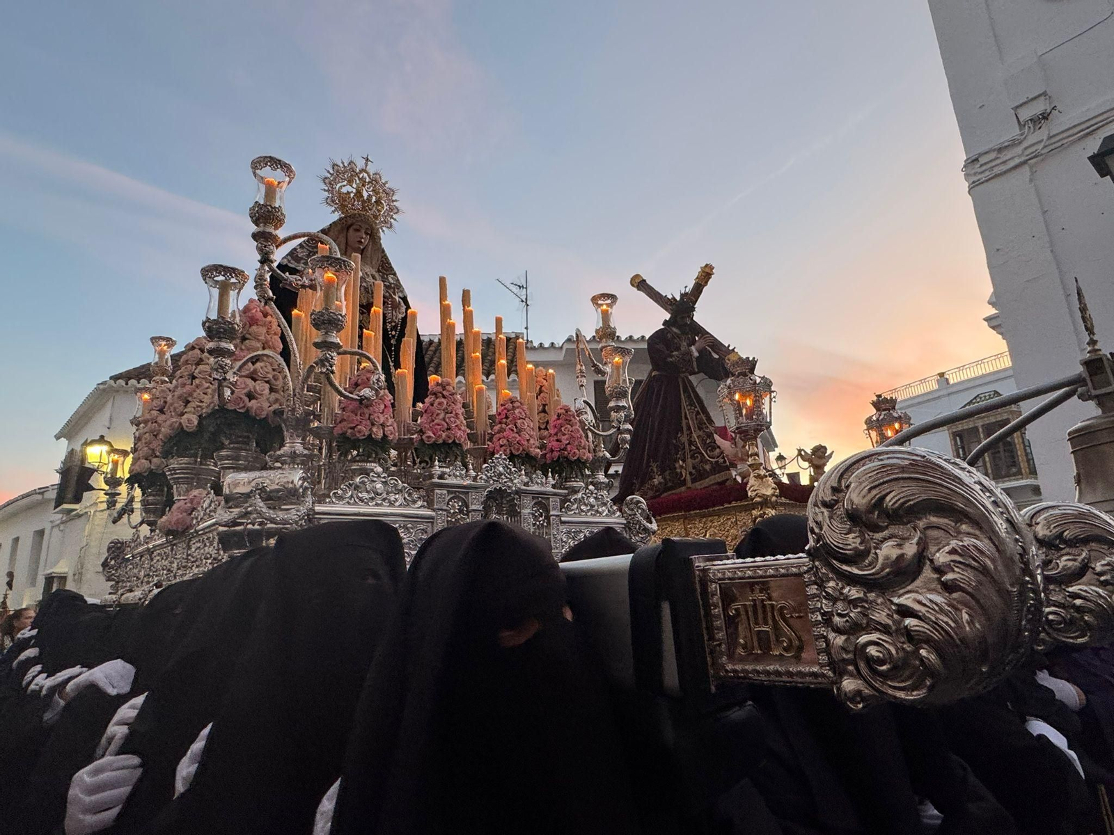 El Nazareno el Jueves Santo en Mijas, en imágenes