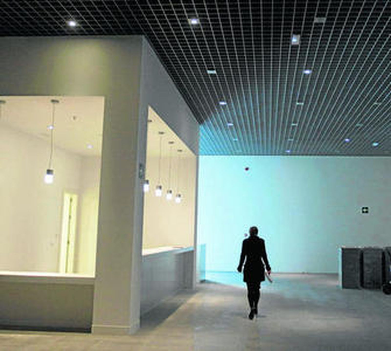 Interior de Art Natura el día en el que la promotora pretendía abrir las puertas.