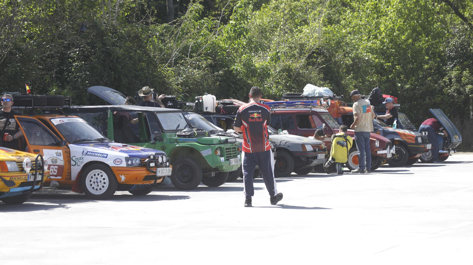 Las fotos de Chatarras Raid,  concentrados en Castellar, para llevar alimentos a Marruecos