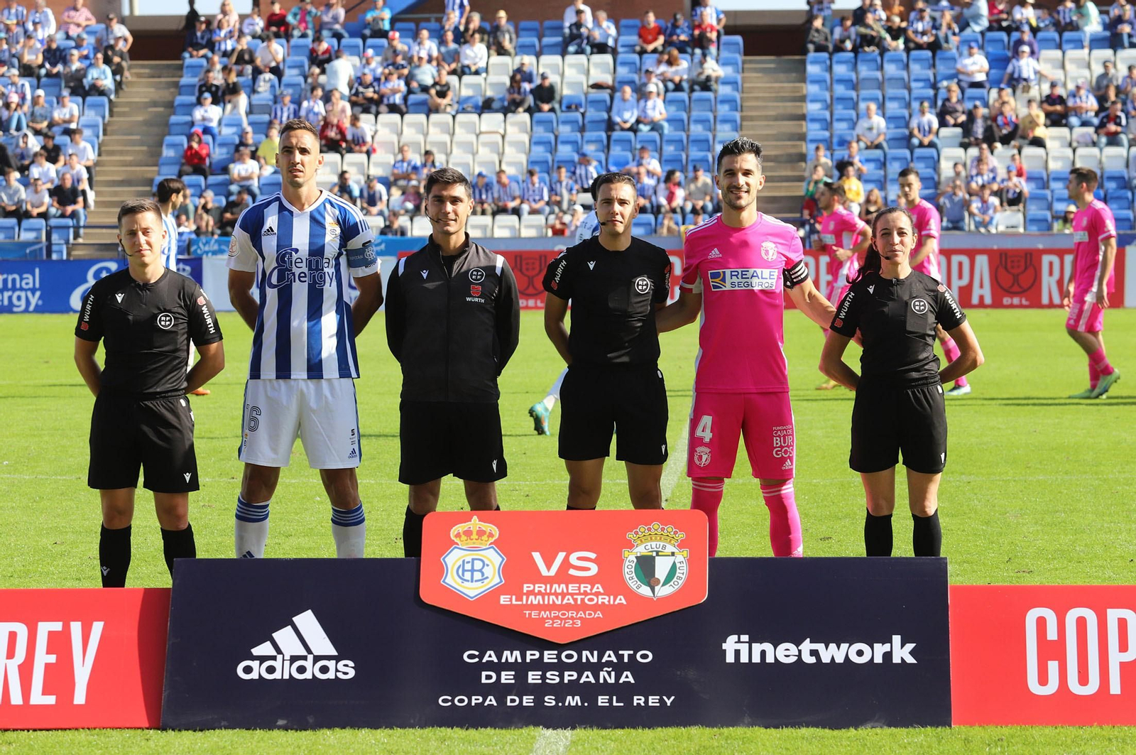 Las mejores imágenes del Recreativo de Huelva-Burgos, partido de eliminatoria de la Copa del Rey
