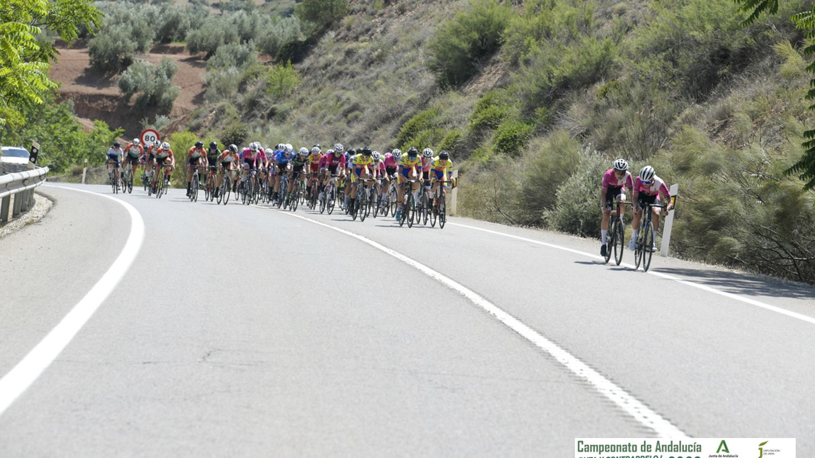 Las carreras en Bélmez de la Moraleda fueron vistosas y muy competidas.