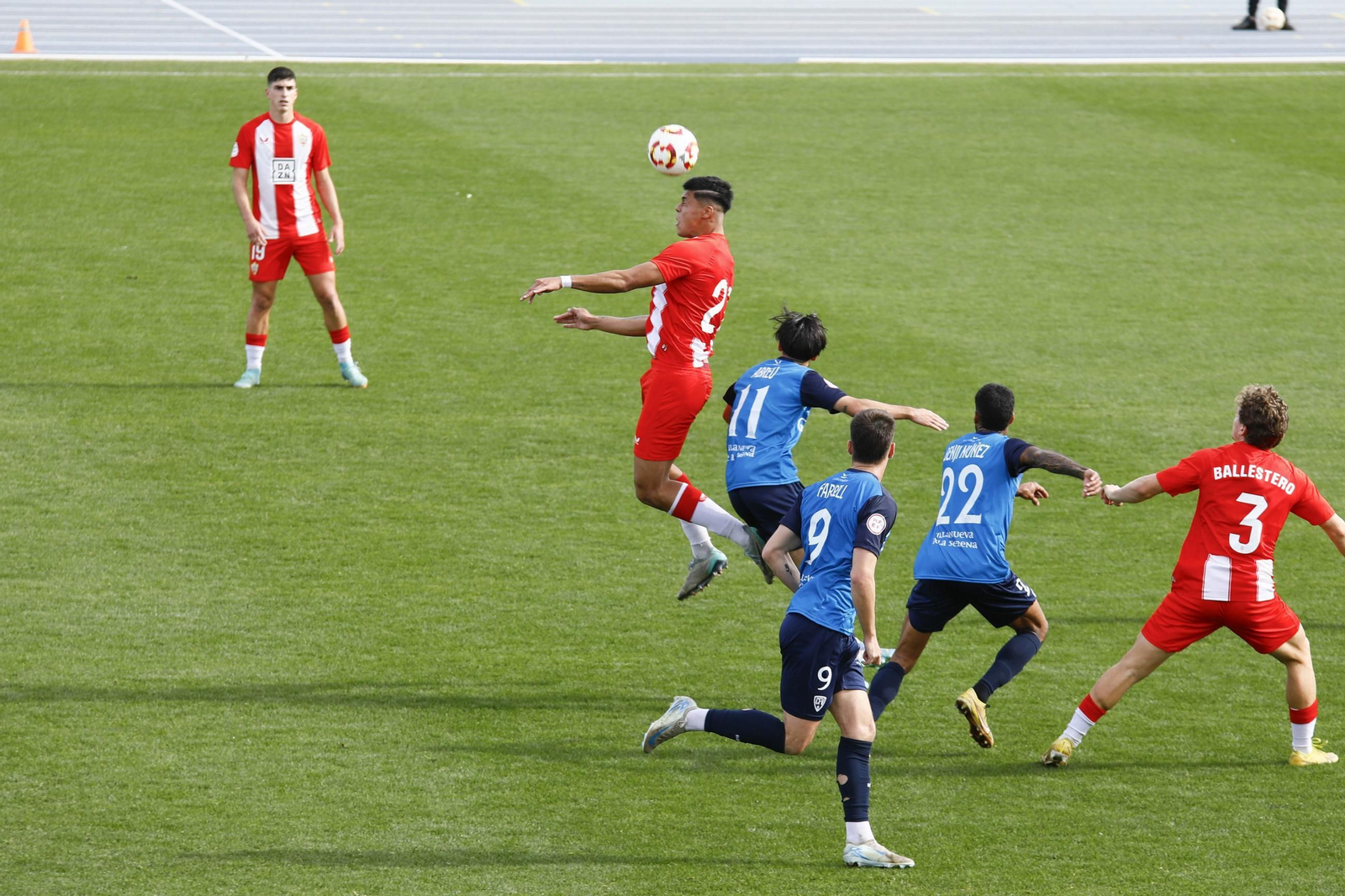 Imágenes del partido entre Almeria B contra Villanovense de segunda RFEF