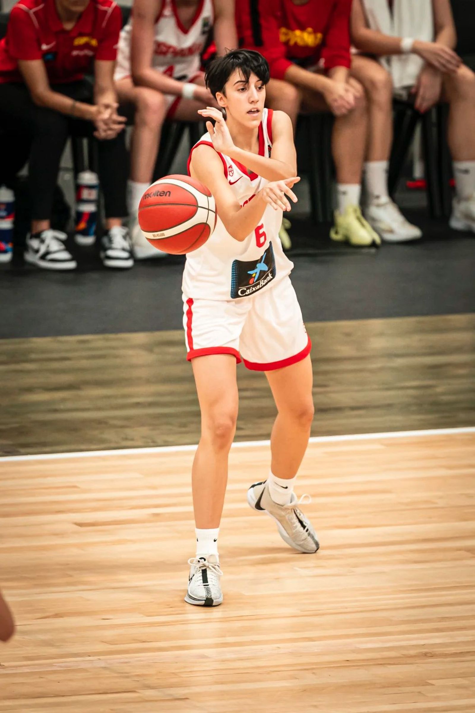 María Arrebola, a cuartos de final del Eurobasket sub 18
