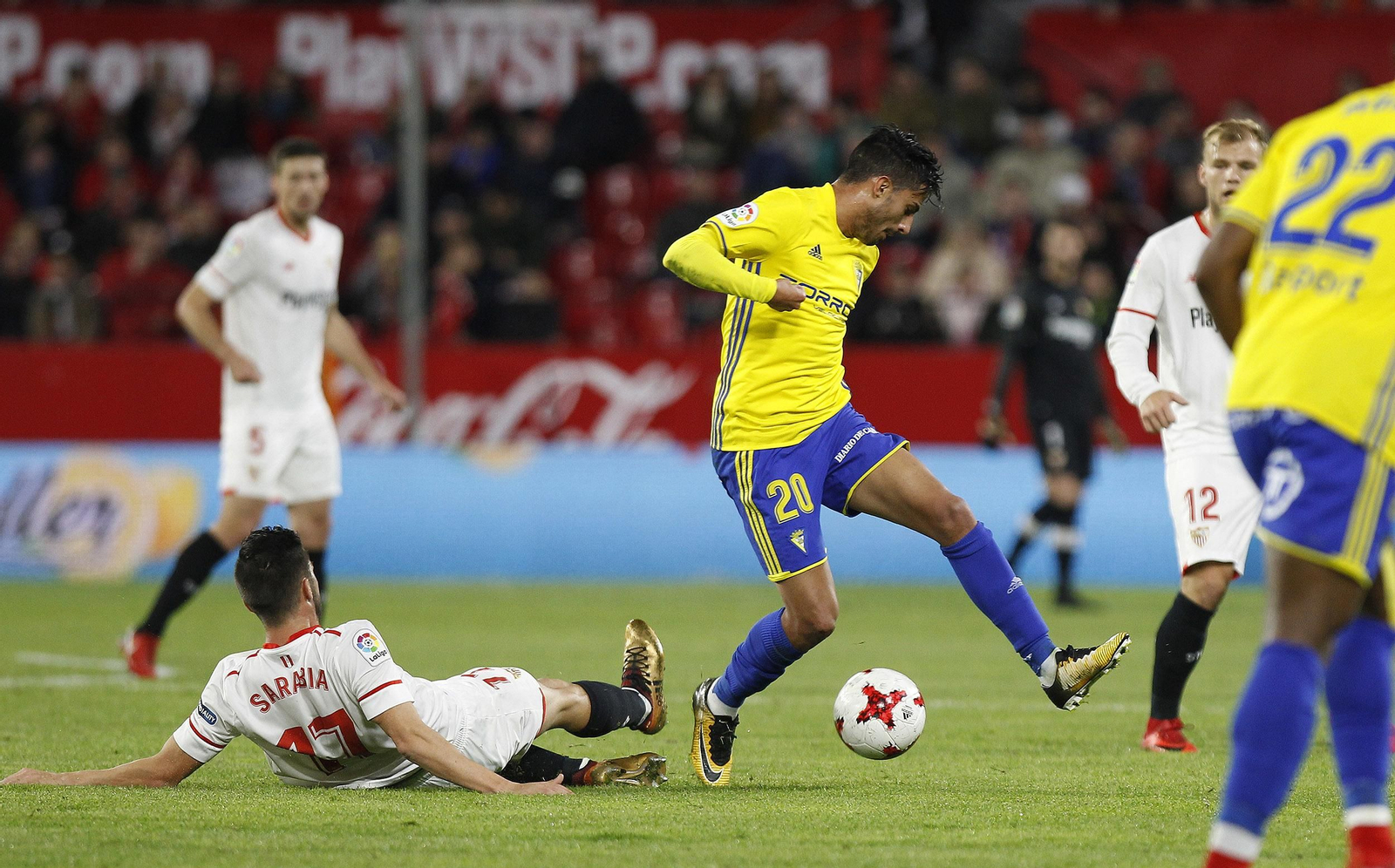 Las imágenes del Sevilla-Cádiz
