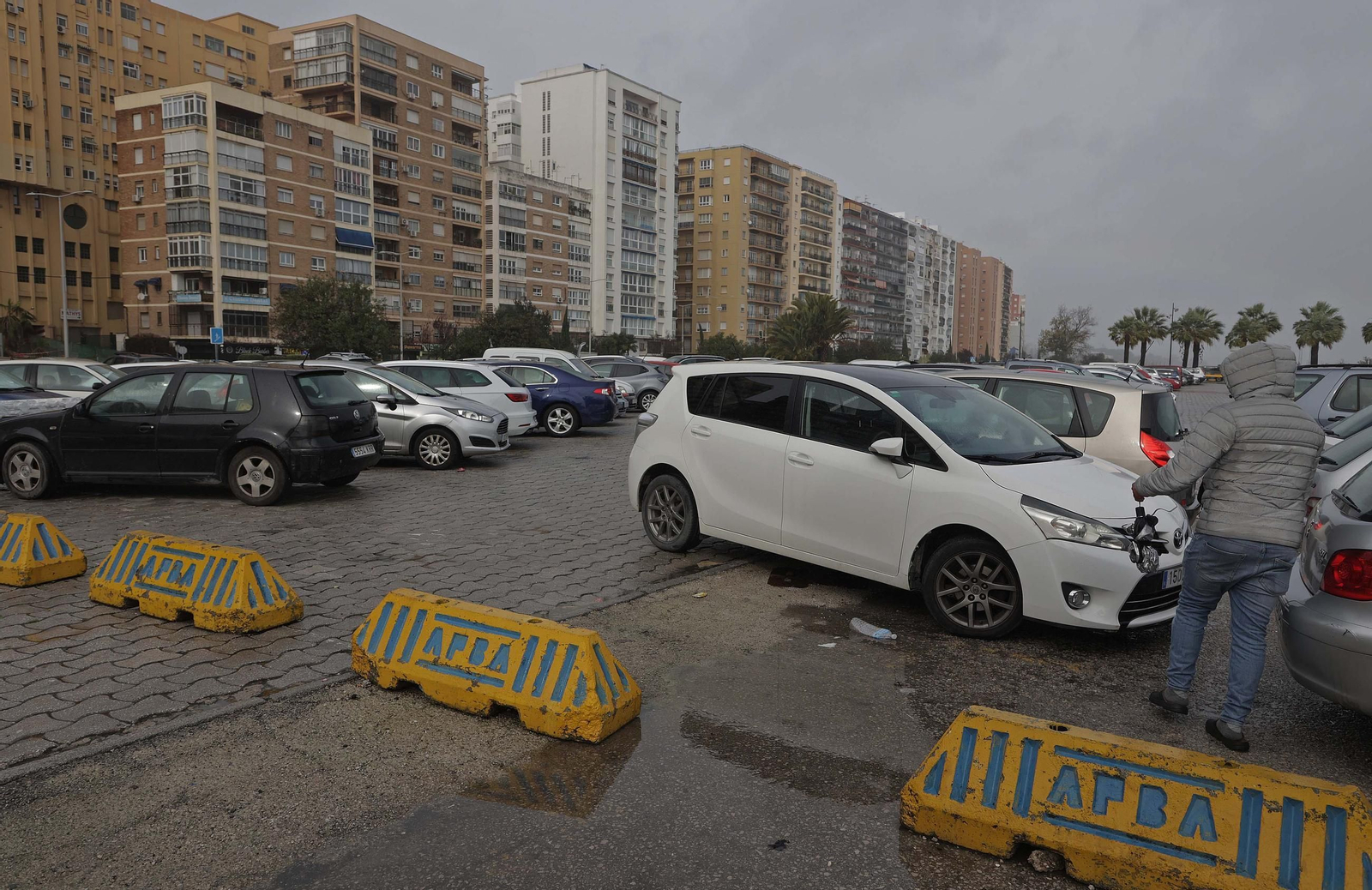 Fotos de los efectos de la borrasca Herminia en Algeciras