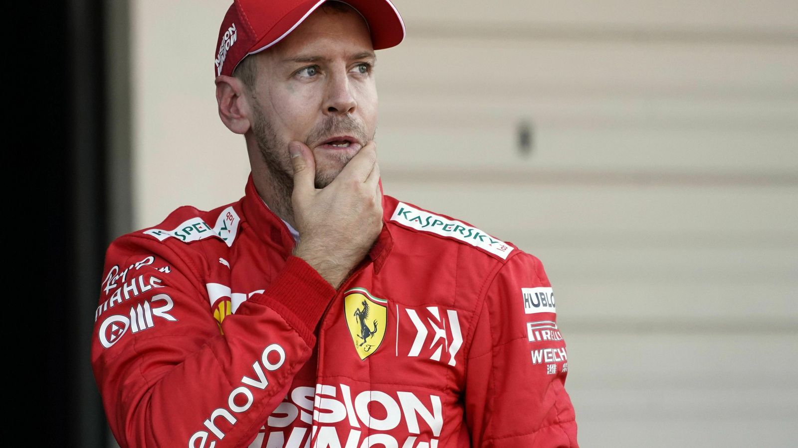 Vettel, contrariado tras concluir el Gran Premio de Austria.