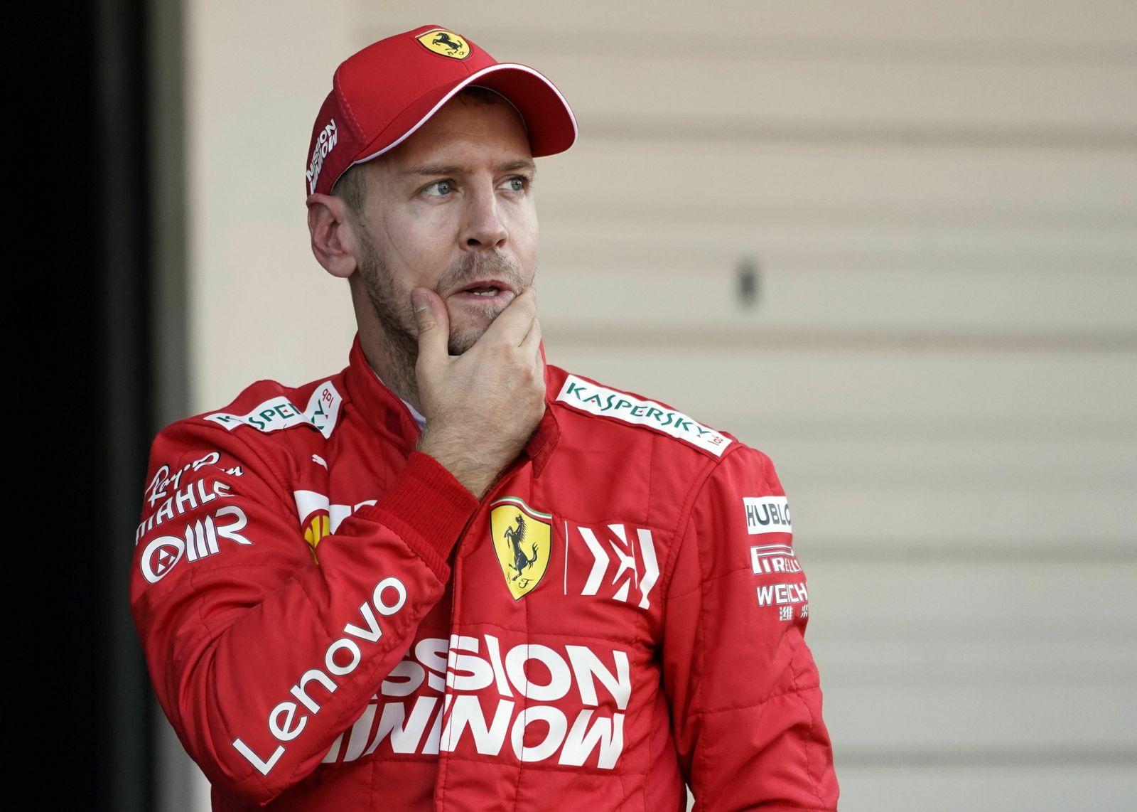 Vettel, contrariado tras concluir el Gran Premio de Austria.