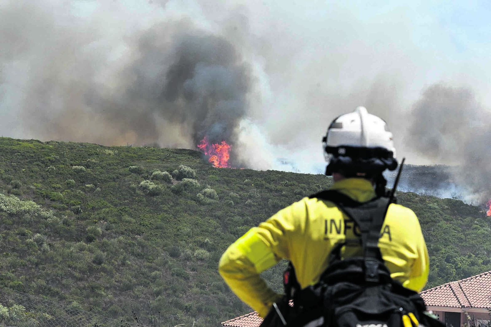 Incendio en Santa Margarita