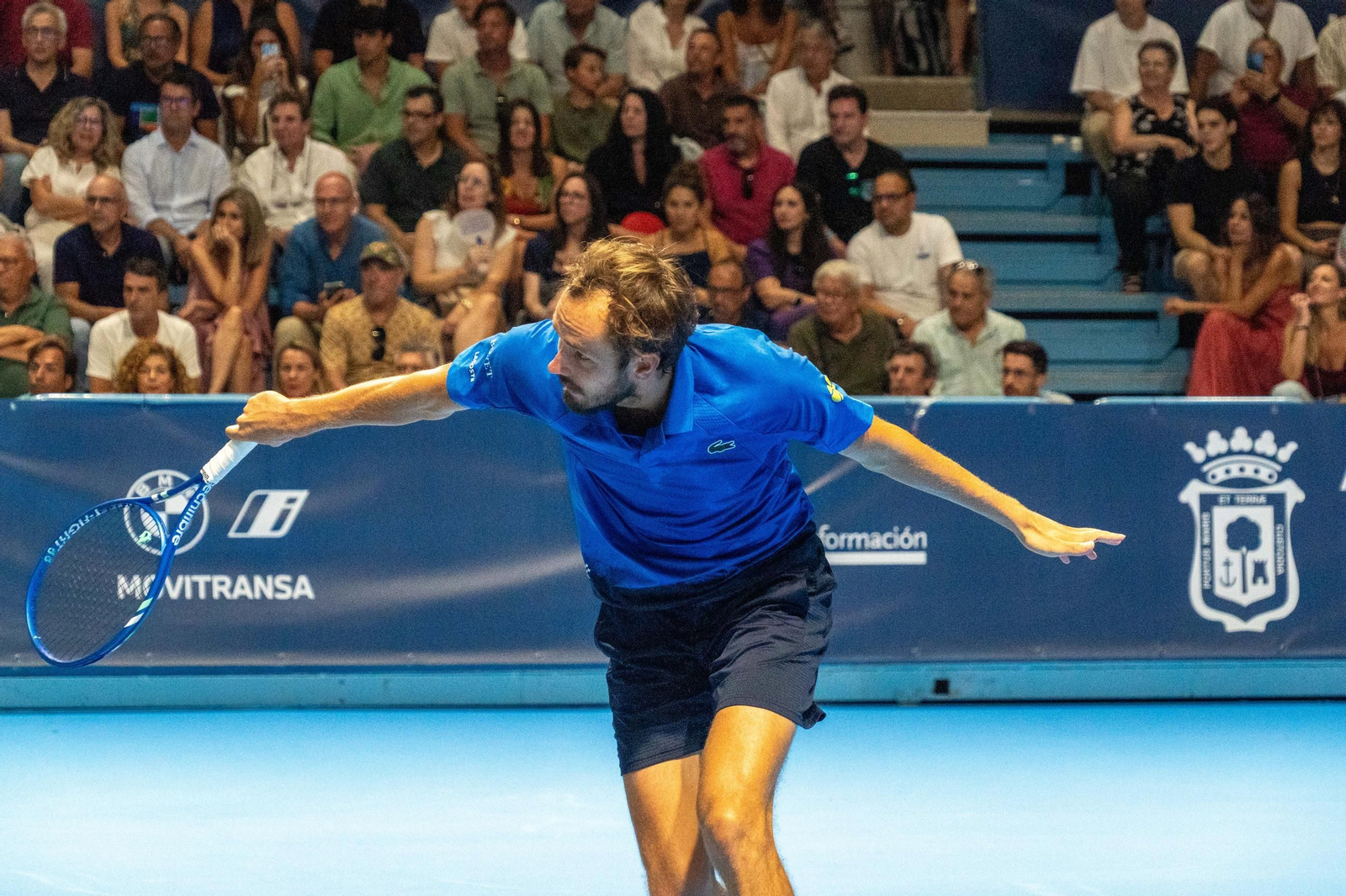 Imágenes de la final masculina de la Copa del Rey de tenis entre Daniil Medvedev y Alejandro Davidovich