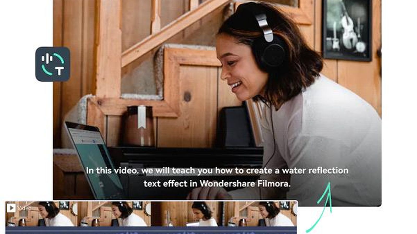 Agrega los subtítulos con la función de voz a texto