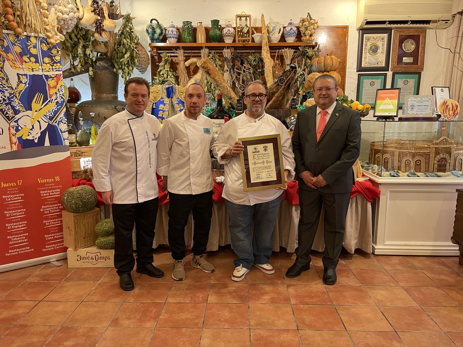 La segunda faena de las jornadas del toro bravo en Terraza Carmona, en imágenes