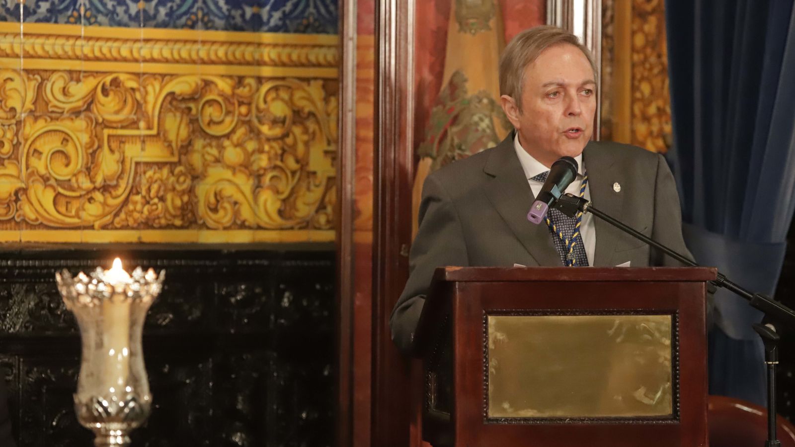 Presentación del cartel anunciador de la Semana Santa de Algeciras en imágenes