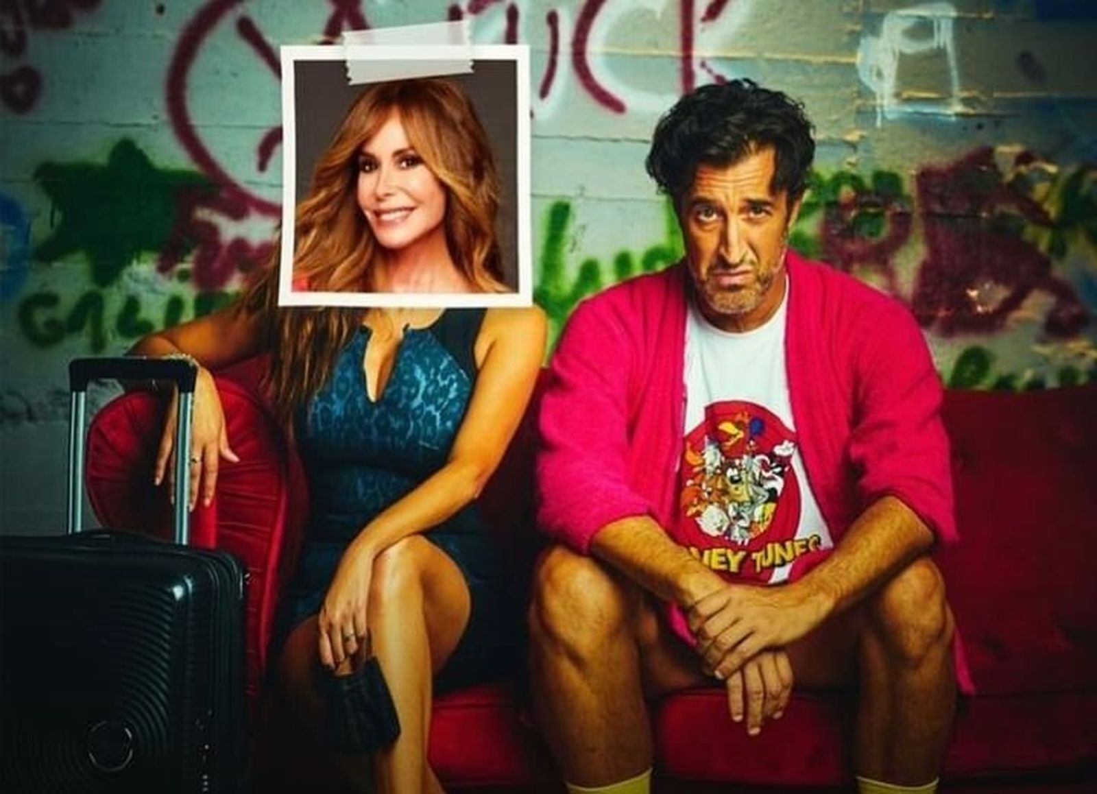 Lara Dibildos junto a su compañero en 'Estado de Alarma', César Lucendo.