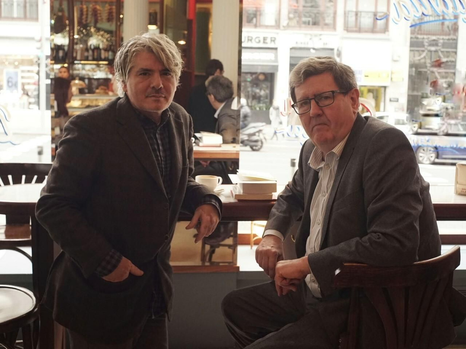 Juan Bonilla y Juan Manuel Bonet, la pasada semana en Madrid.