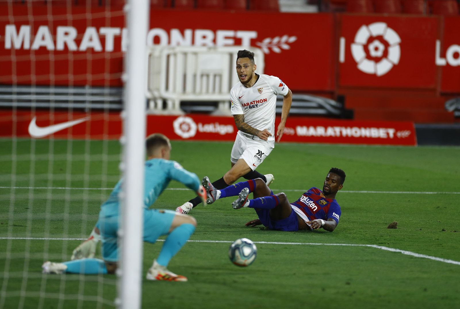 Las imágenes del Sevilla-Barcelona