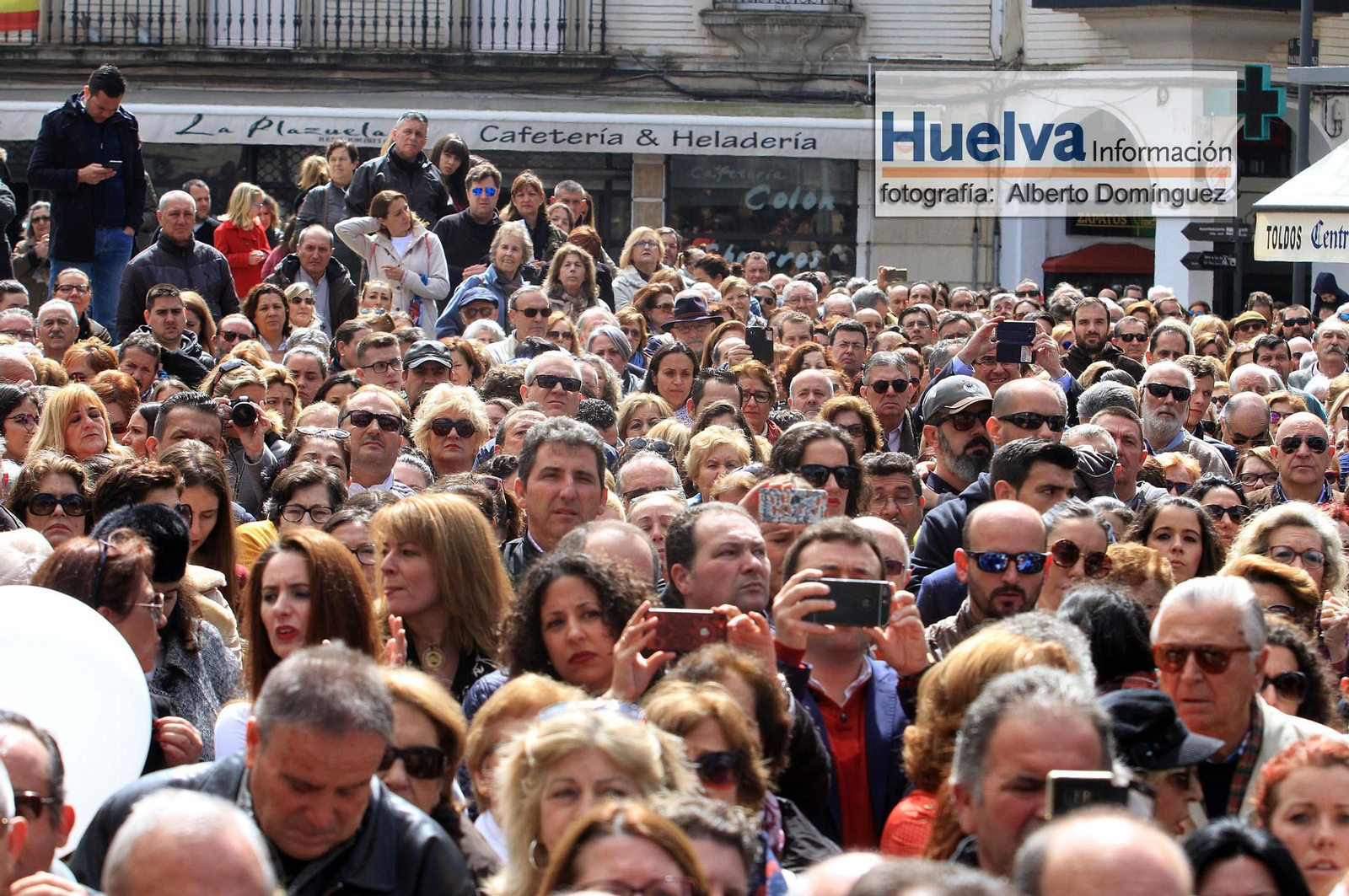 Imágenes de la manifestación contra la derogación de la prisión permanente revisable celebrada en Huelva