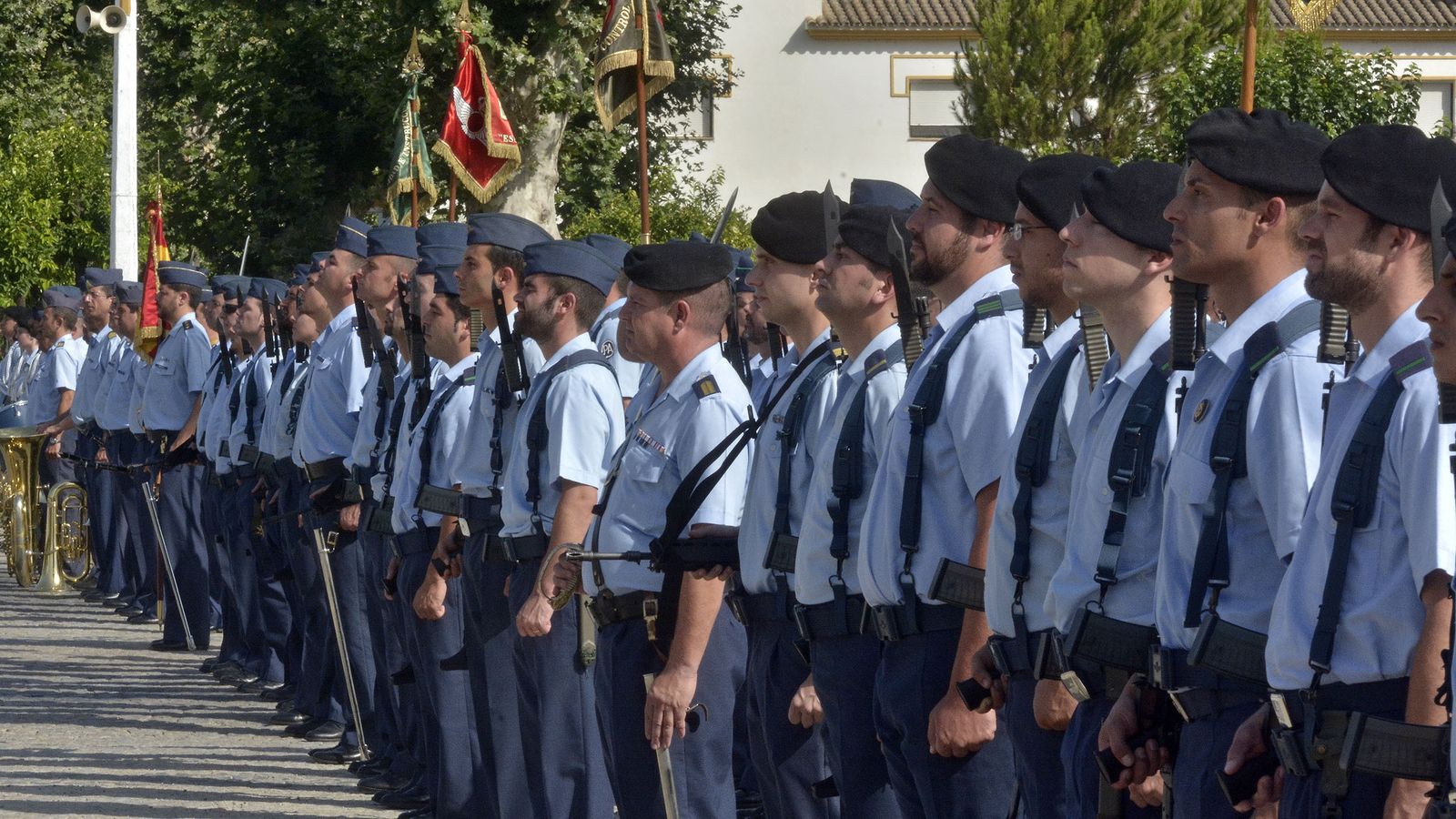 Soldados del Ejército del Aire, en una imagen de archivo.