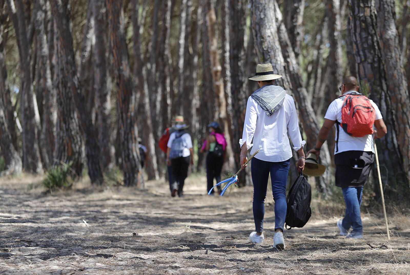 Todos los peregrinos de la Hermandad de Huelva, en imágenes