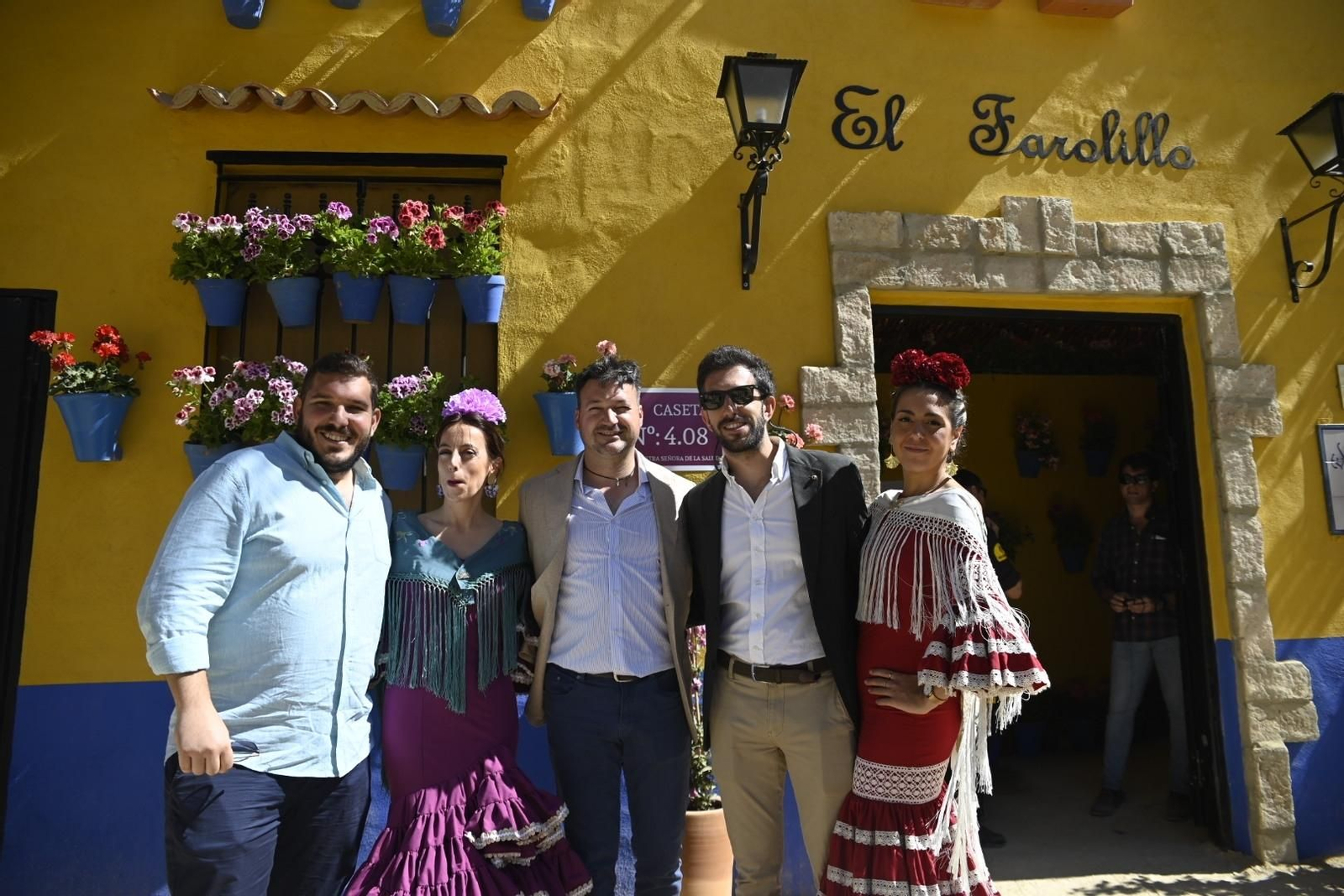 Doma de Campo y Club de Enganche. Tercer premio de portadas Un recorrido en imágenes por las casetas ganadoras de la Feria de Córdoba