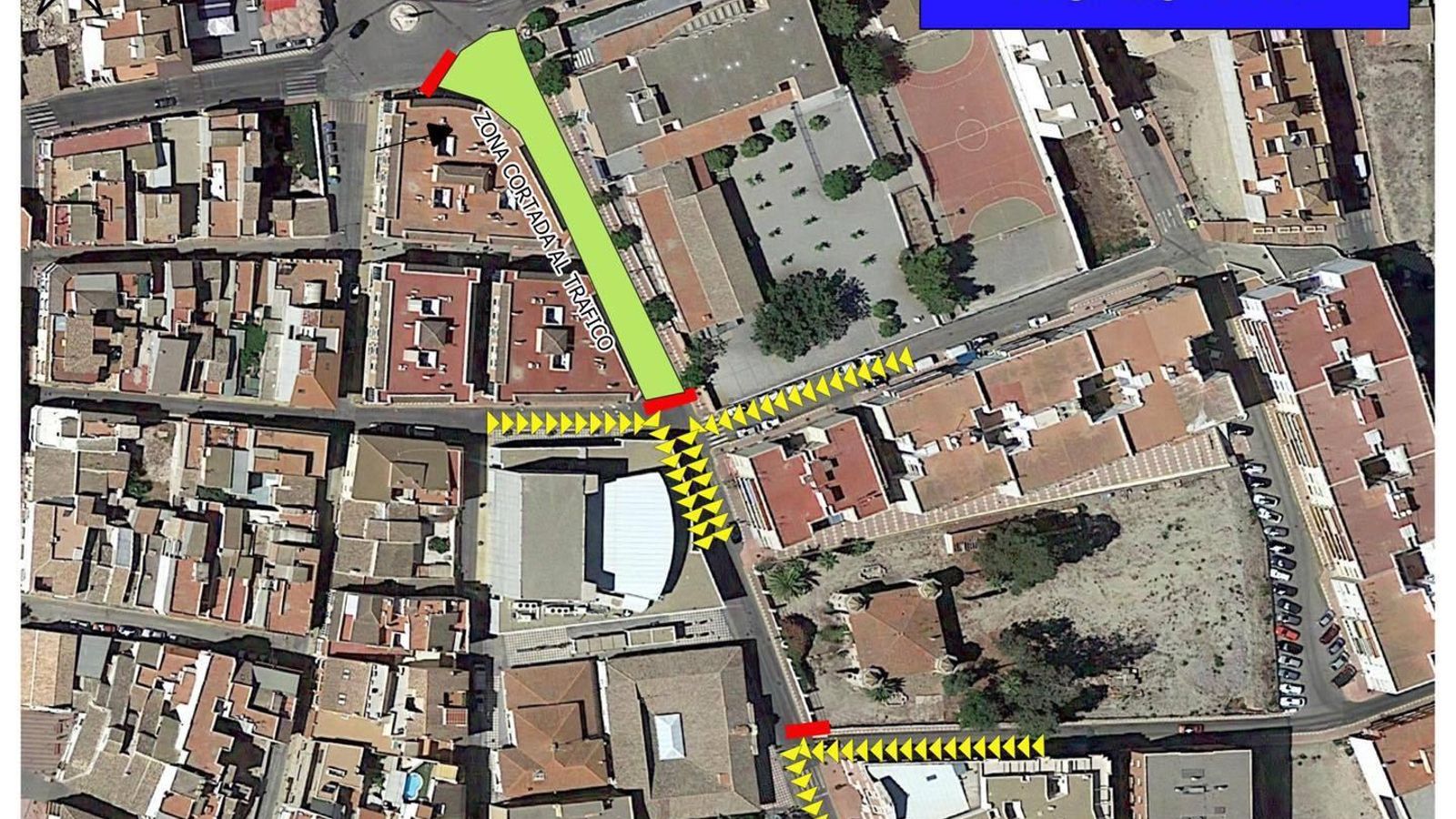 Dispositivo en el Colegio Virgen del Río.