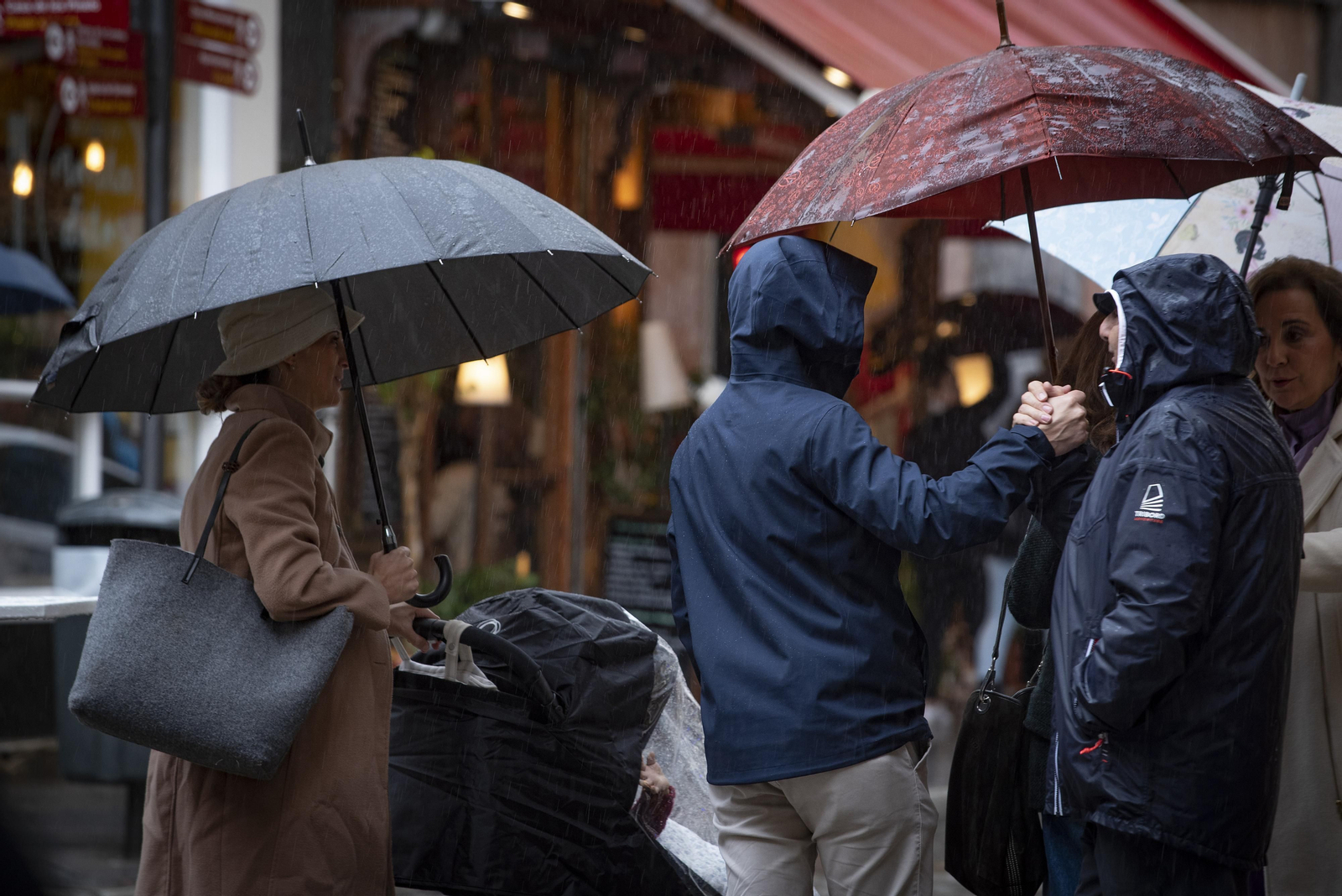 Lluvia en el día de la Inmaculada