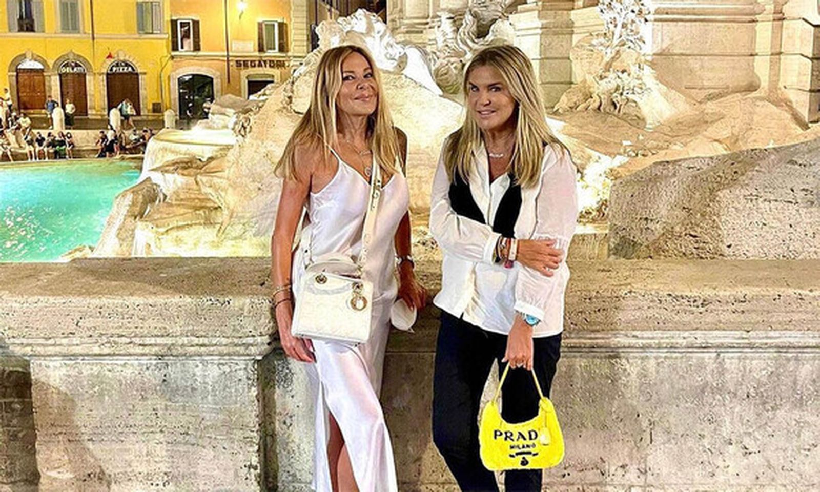 Ana Obregón con Susana Uribarri en una foto compartida en las redes, en Roma