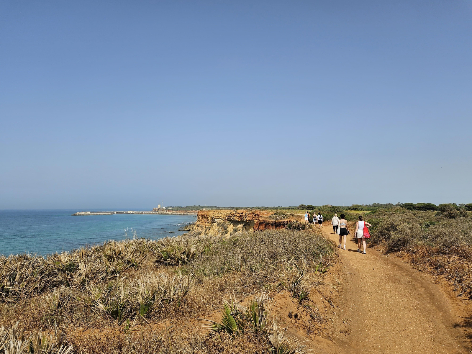 Sendero acantilados de Conil