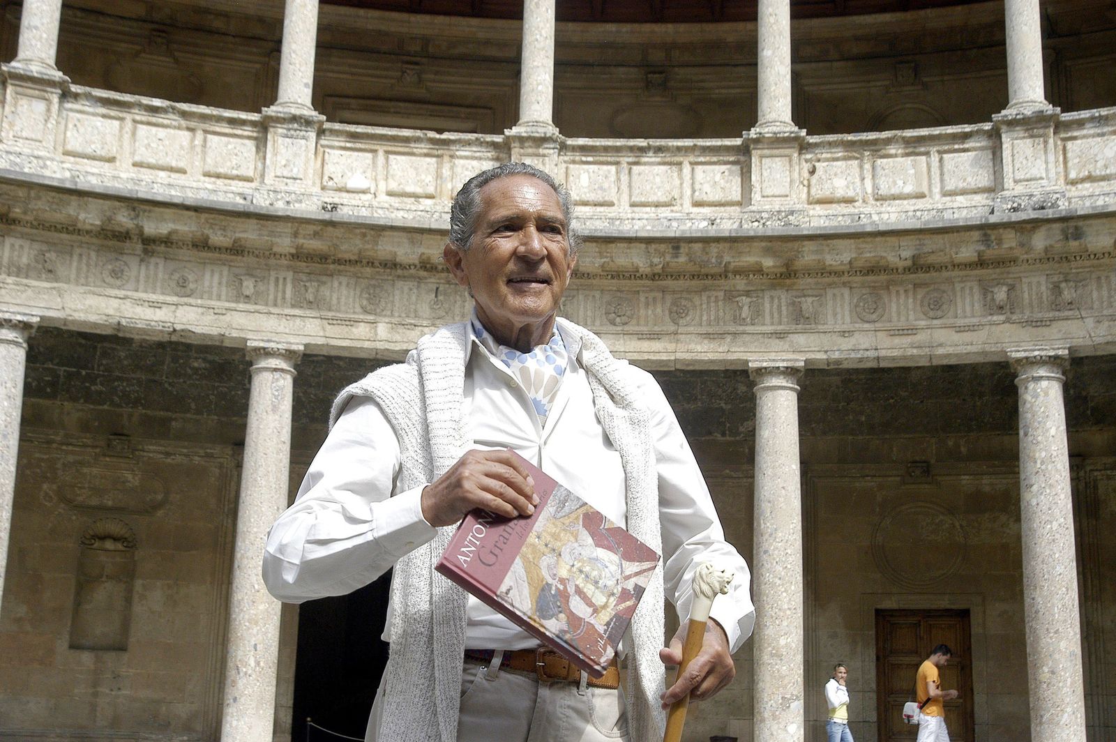 Antonio Gala, en el Palacio Carlos V de Granada.