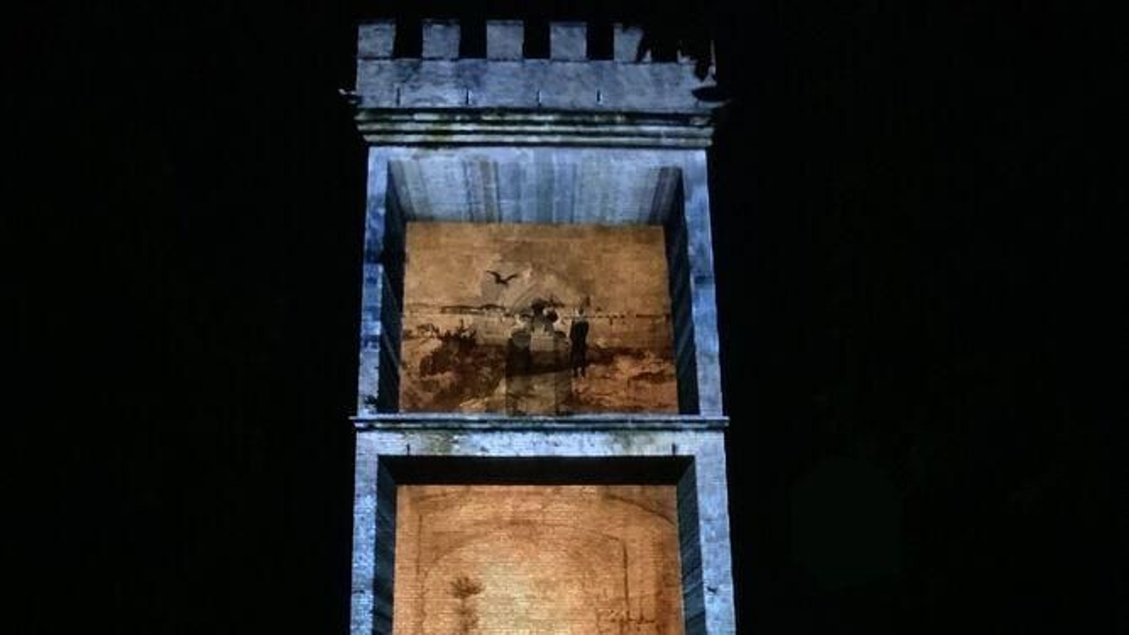 El mapping de 'Bécquer, la vigilia de un sueño' se proyecta durante un mes en la Torre de Don Fadrique