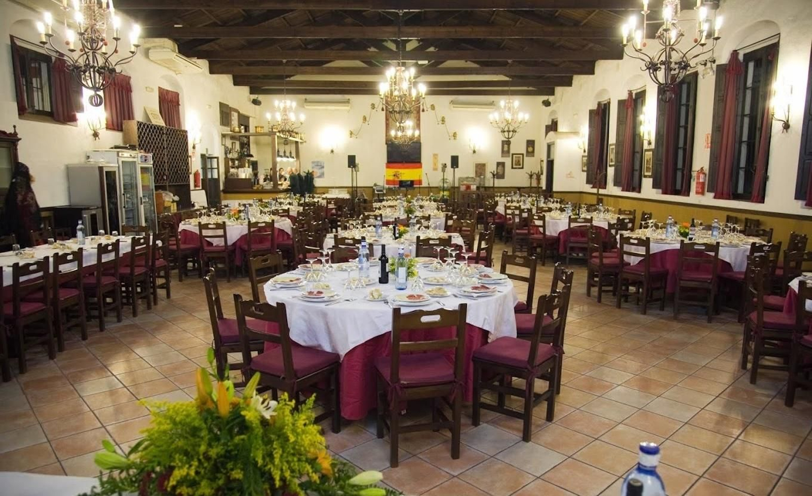 Comida fabulosa en un ambiente espectacular