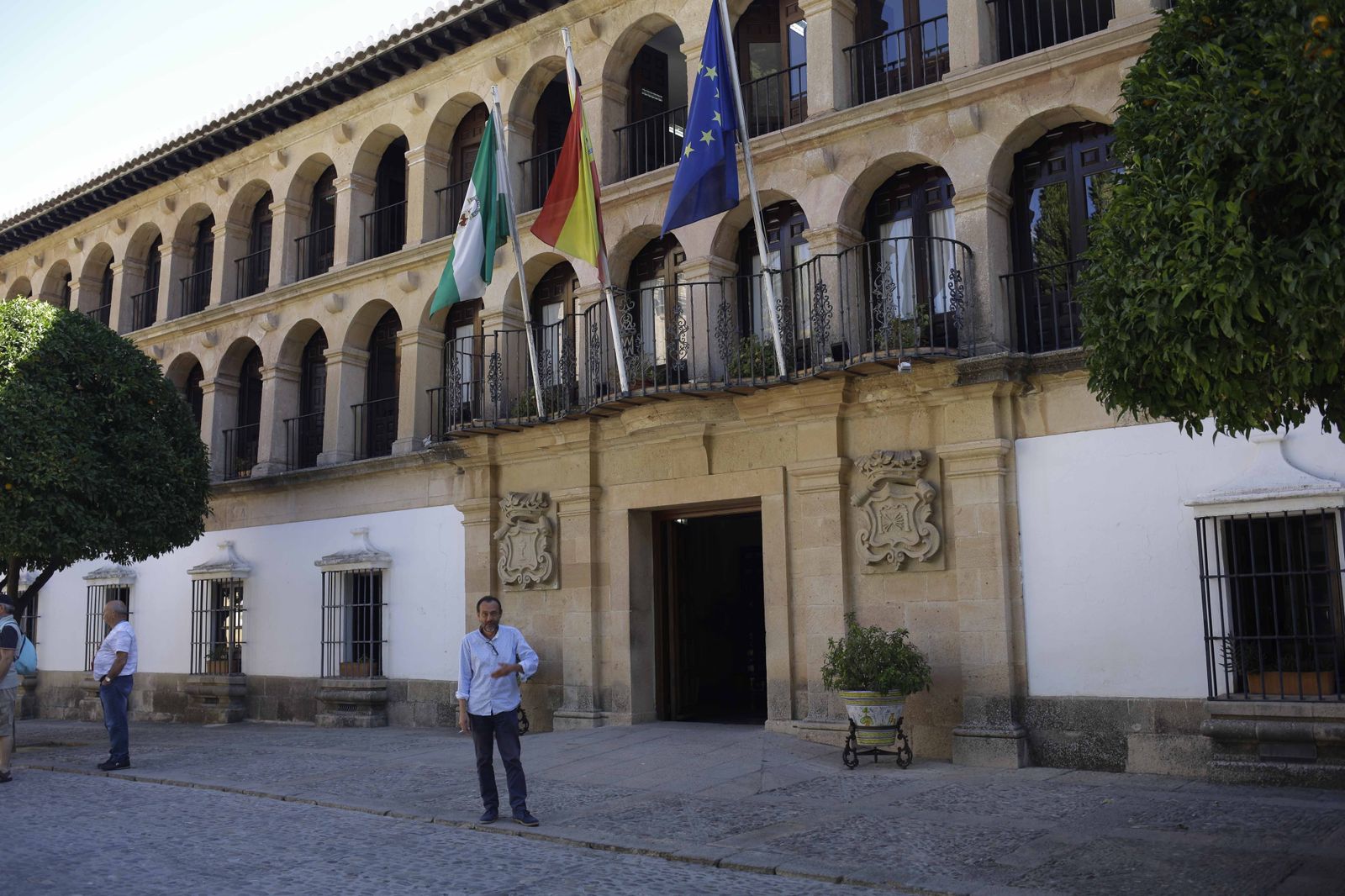El Ayuntamiento de Ronda, situado en el casco antiguo de la ciudad.