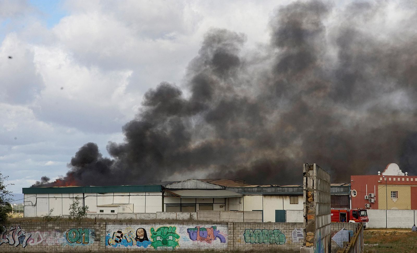 Las imágenes del incendio en Alcalá
