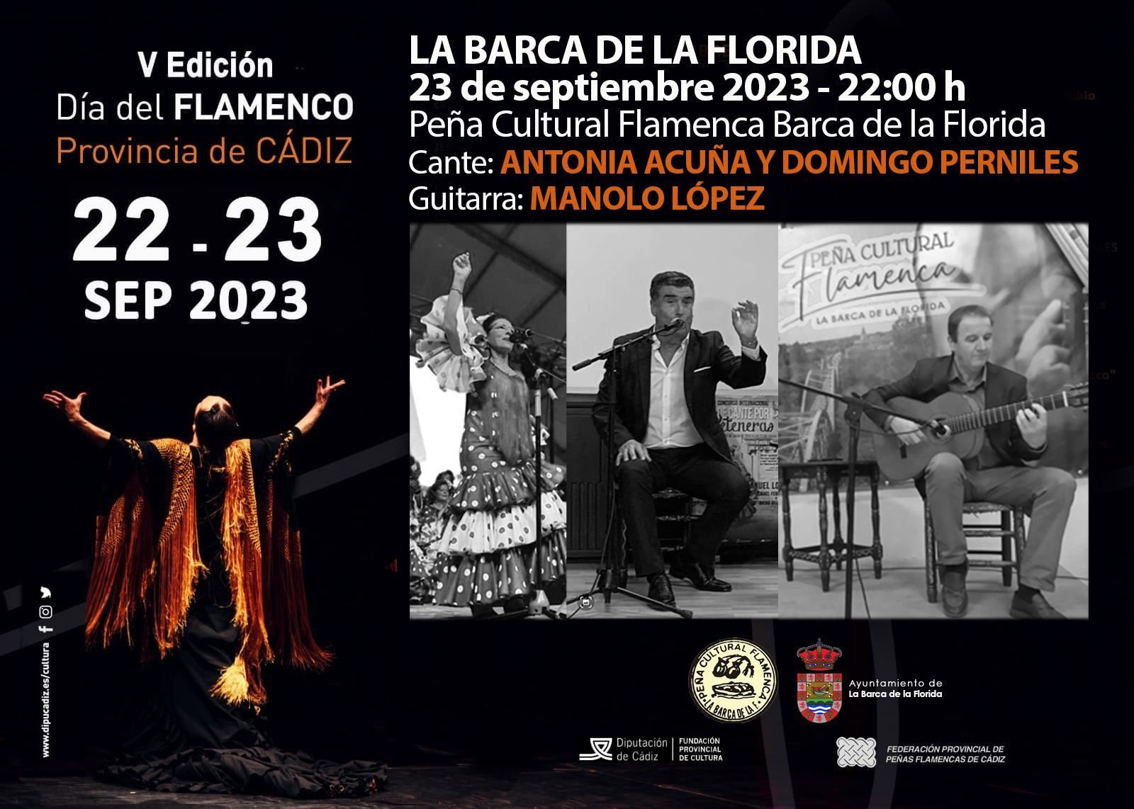 Agenda flamenca en Jerez de los días 22 y 23 de septiembre