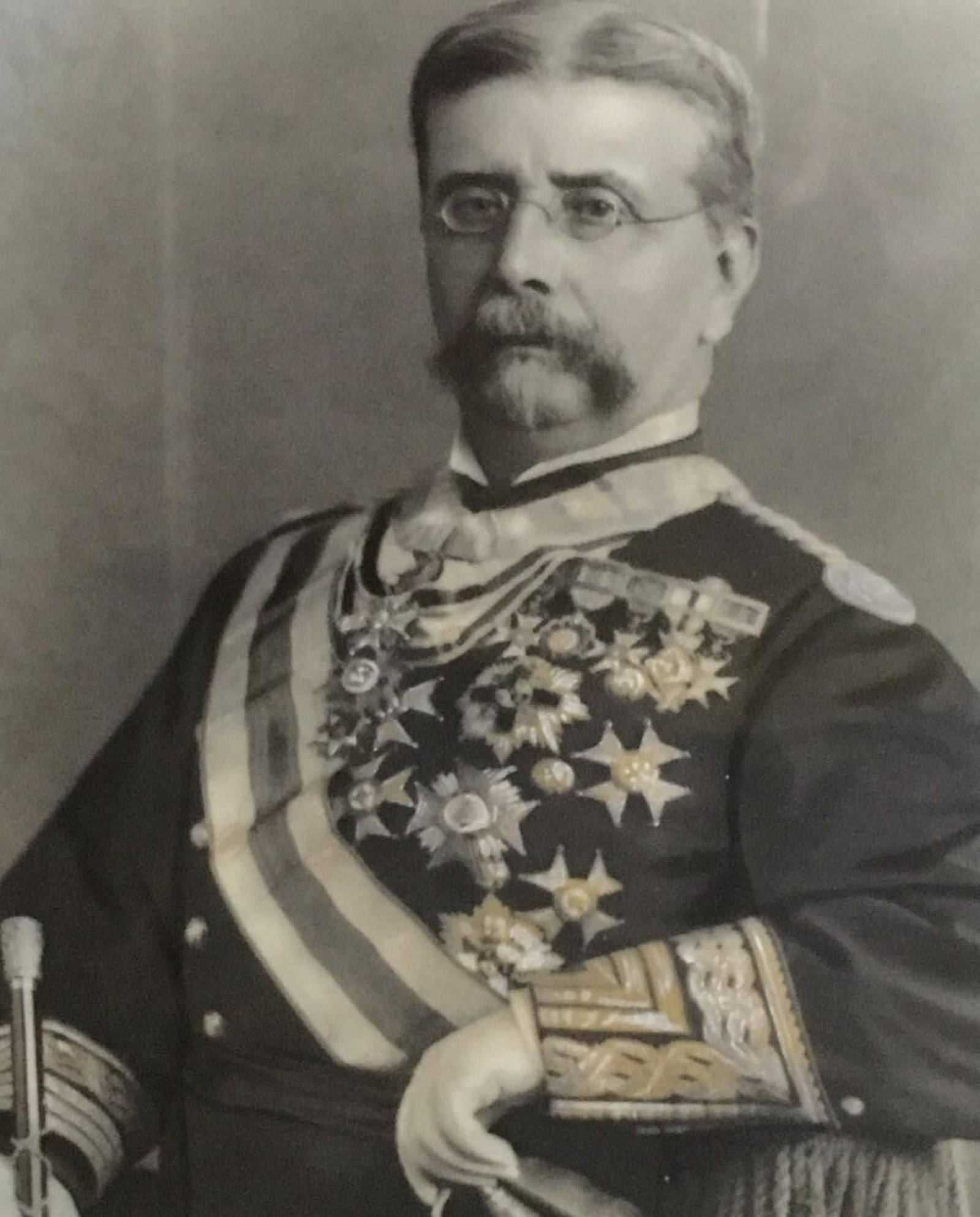 Retrato del brigadier de la Guardia Civil Miguel Guzmán Cumplido (1819-1895).