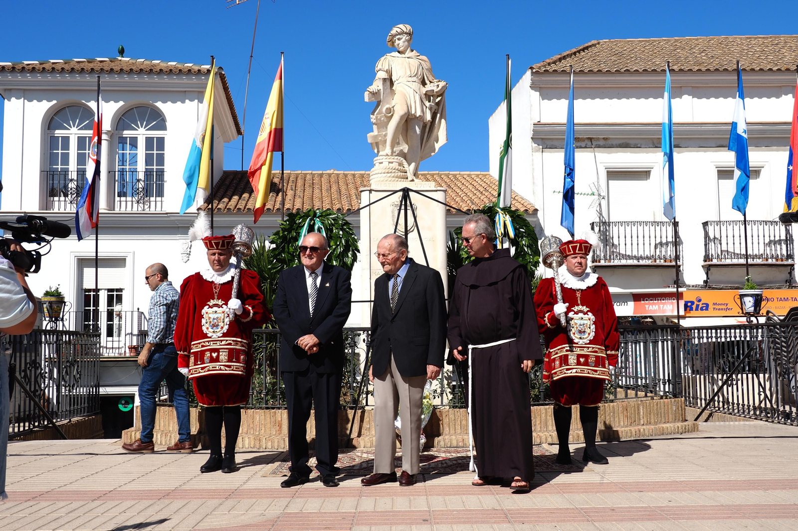Actos de celebración del Día de la Hispanidad en Palos de la Frontera