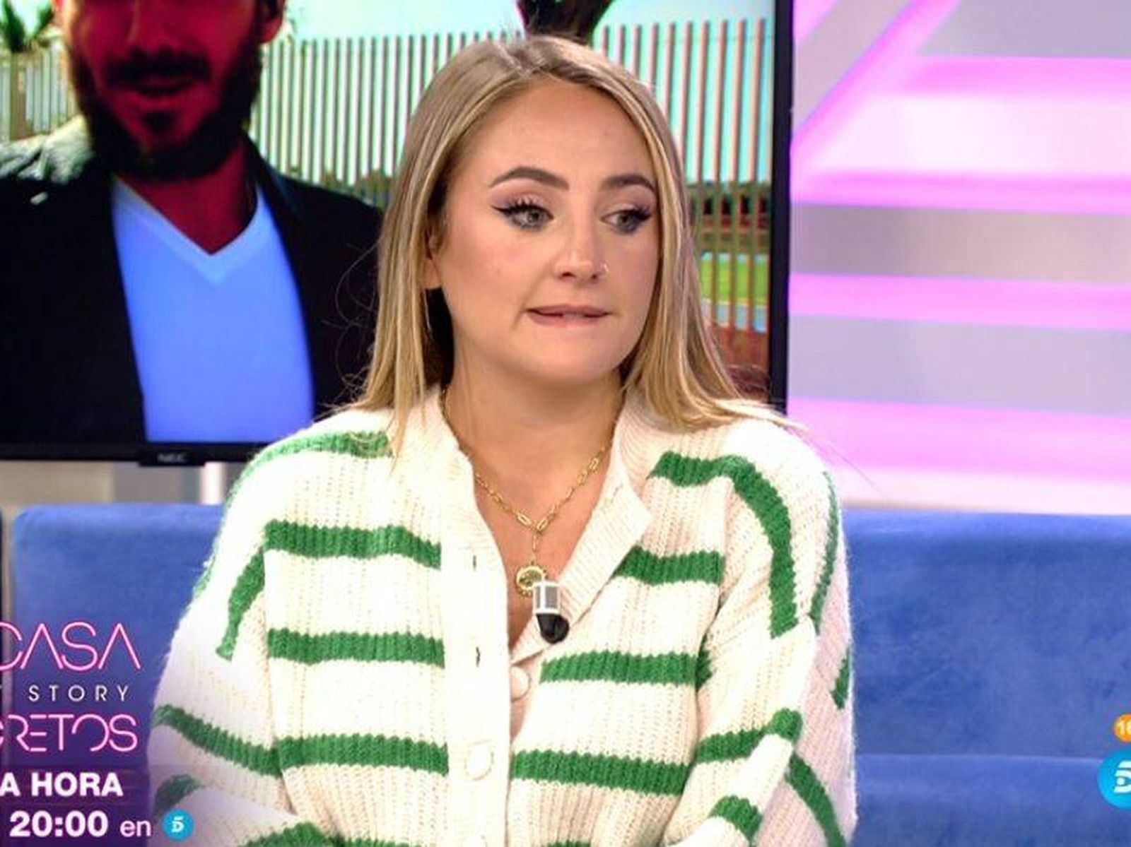 Rocío Flores en el programa de AR