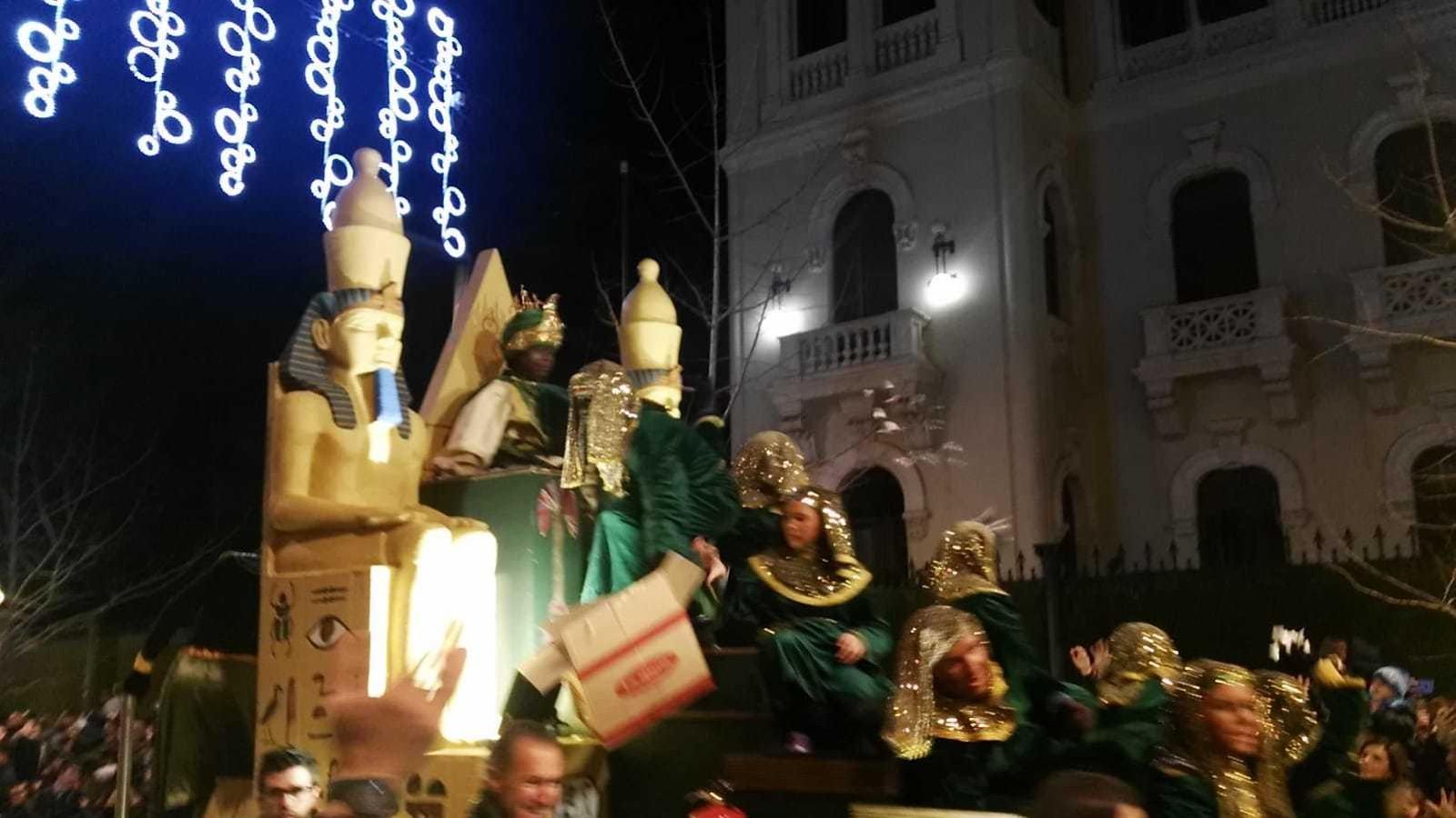 El rey Baltasar, de verde.