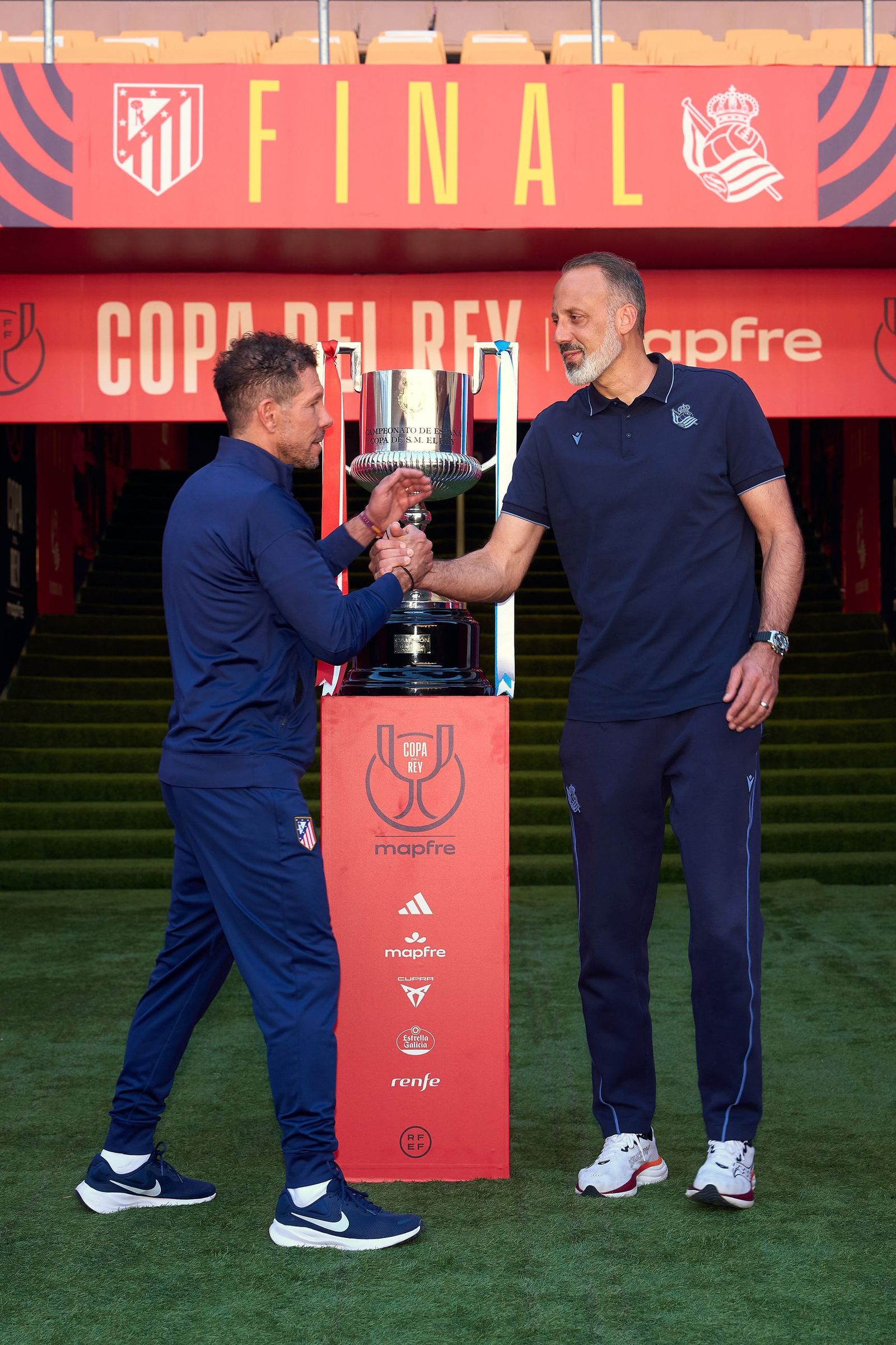 Las fotos de la previa de la final de la Copa del Rey