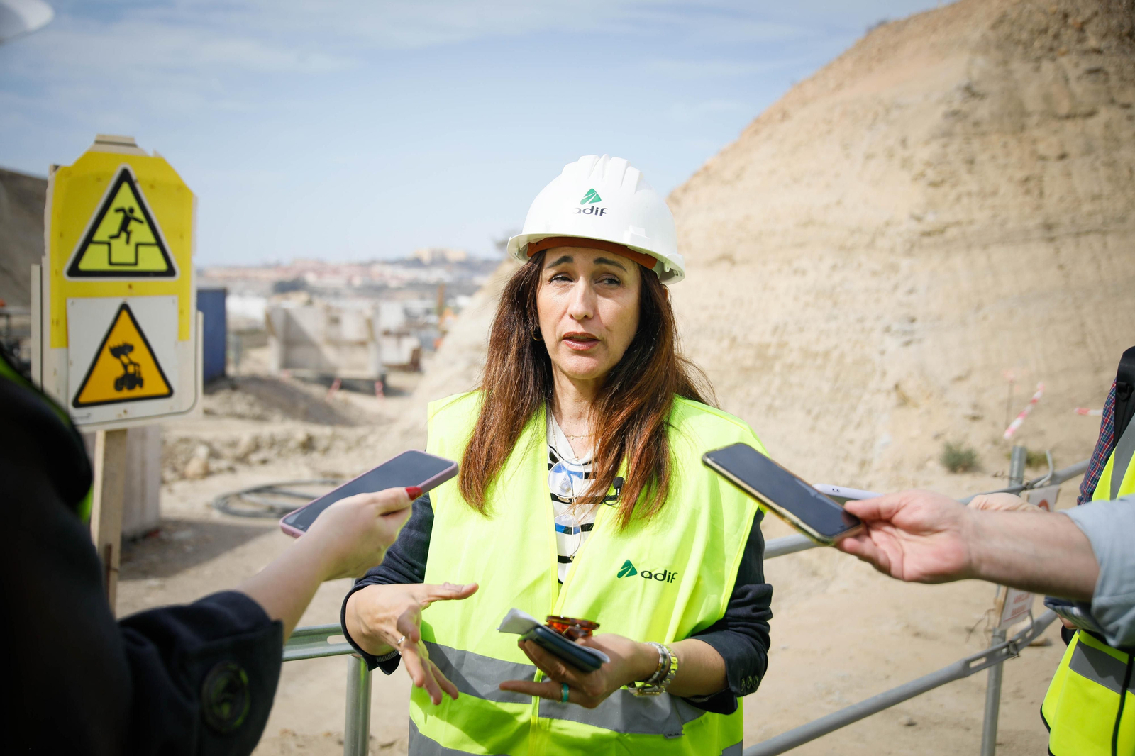 Así están las obras del túnel de Viator en la línea de alta velocidad de Adif, en imágenes