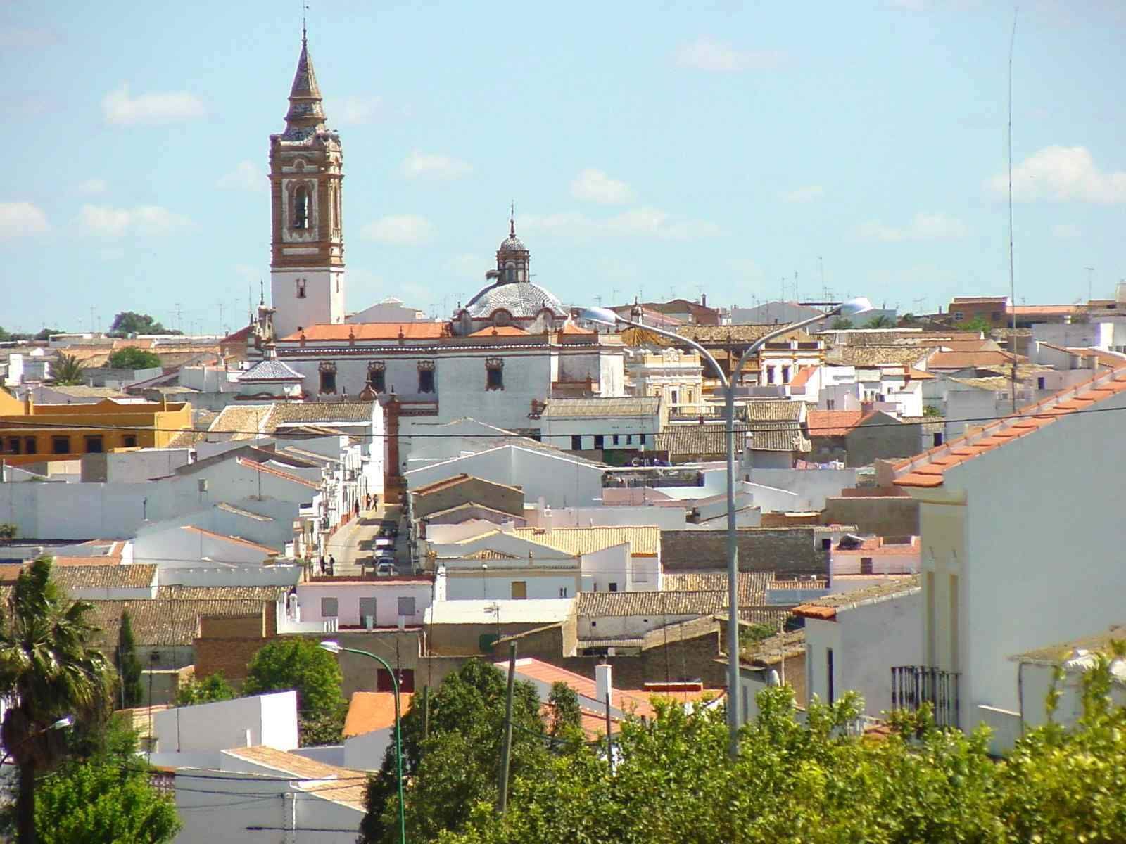 Vista general de Rociana del Condado.