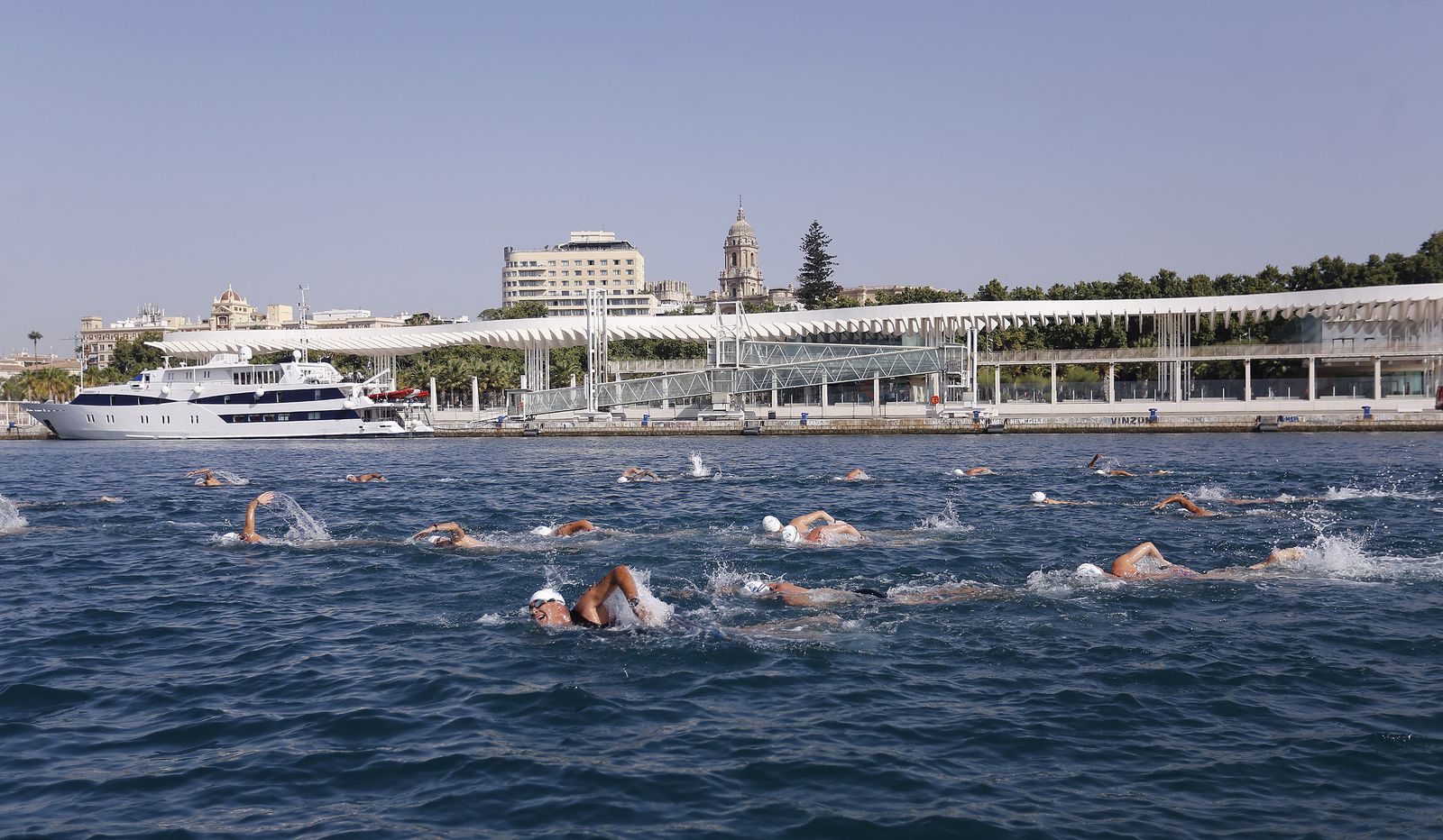 Fotos de la 60ª Travesía a Nado del Puerto de Málaga